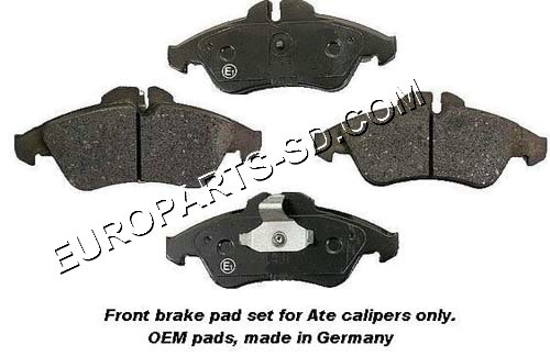 Brake Pad Set-Front Ate 2002 (Early)