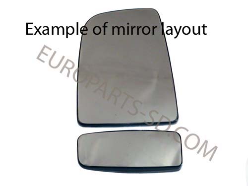 Mirror Glass-Left Side, Lower  2007-2014