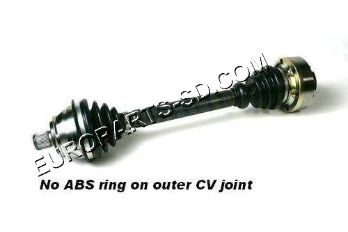 Axle Assembly-w/o ABS 1992-1996