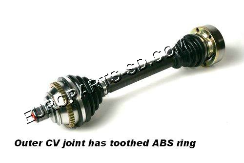 Axle Assembly-with ABS 1992-1996