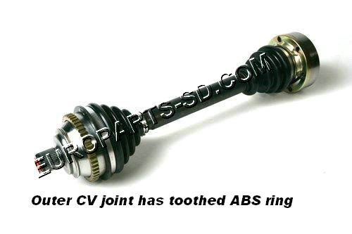 Axle Assembly-A/T Left w/ABS 1992-1996