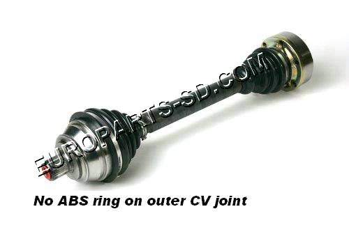 Axle Assembly-w/o ABS 1997-2000